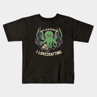 I Lovecrafting by Tobe Fonseca Kids T-Shirt